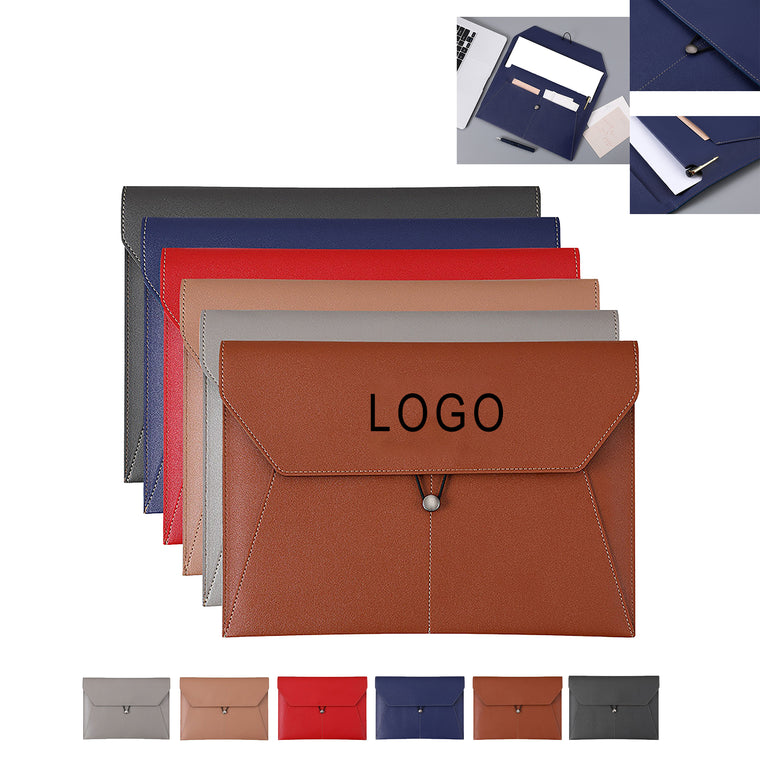 Leather Envelope Document Holder File Bags
