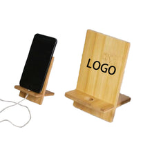 Bamboo Desktop Phone Holder