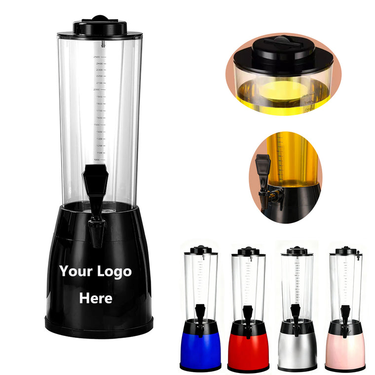 85 Oz Beverage Dispenser Tower For Beer, Juice & Cocktails