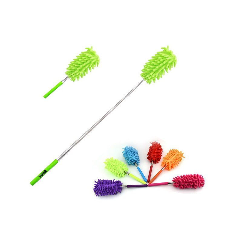 Retractable Desktop Dusting and Sweeping Fiber Duster