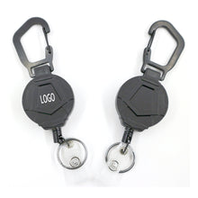 Round Heavy Duty Metal Badge Reel w/ Belt Clip