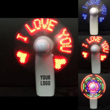 Electric Handheld Fan Flashing