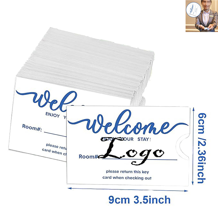 Hotel Key Card Envelope Sleeve Holder
