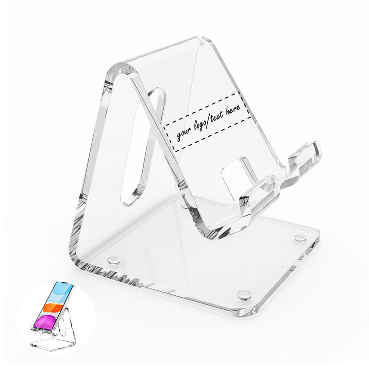 Portable Transparent Desktop Acrylic Phone Holder