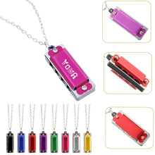 4 Hole 8 Tone Mini Necklace Harmonica