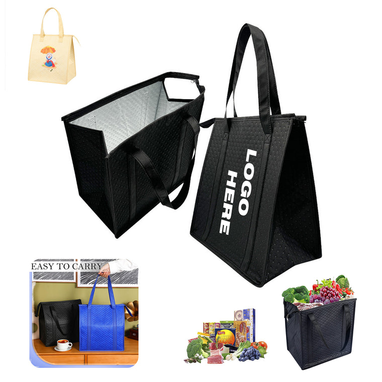 Insulated Zippered Foil Cooler Bag