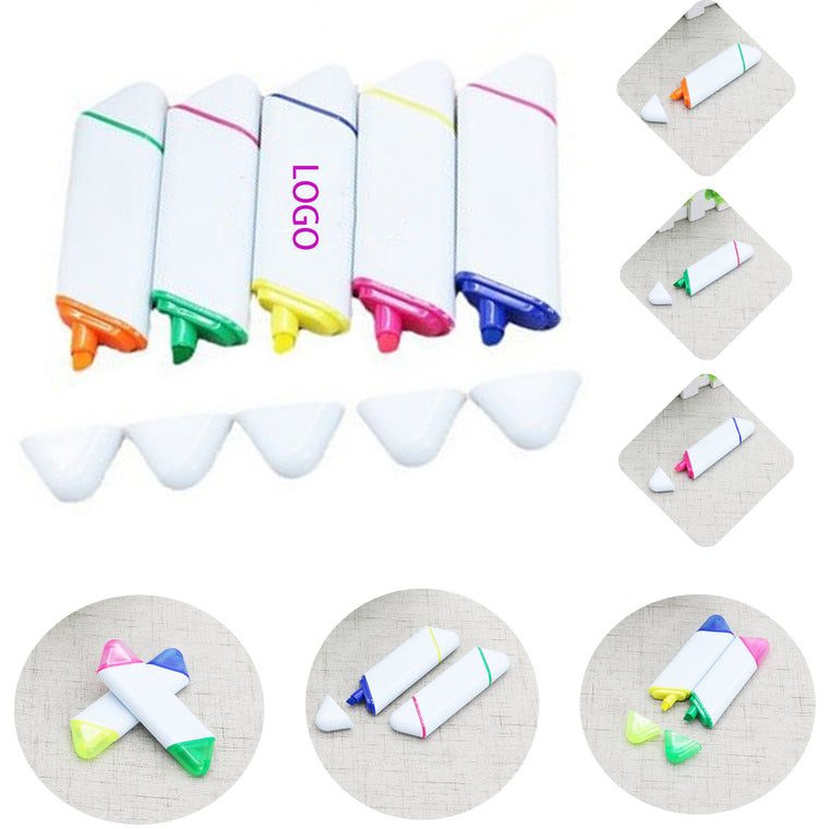 Two Color Highlighter Pen Double-Ended