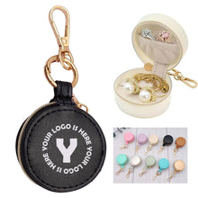 PU Leather Keychain Jewelry Box