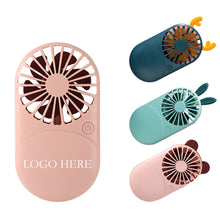 Mini Fan With Mirror And Led Light