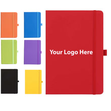 A5 Hard Cover Strap Notebook With Elastic Closure