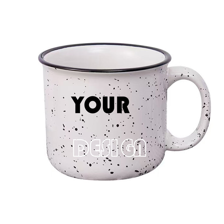 Spotted Ceramic Campfire Mug