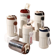 Portable Mug Vacuum Coffee Bottle With Temperature Display