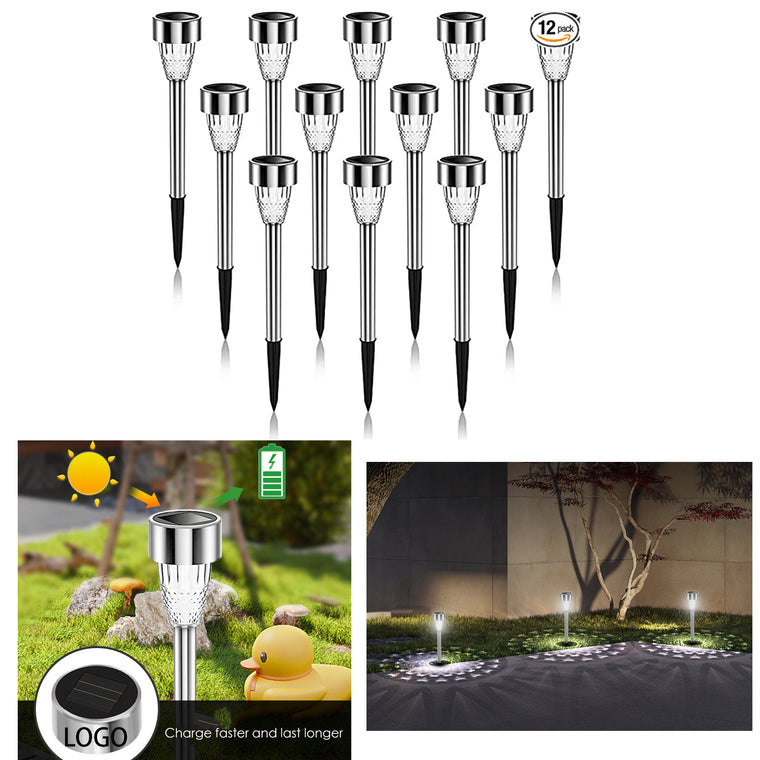 Super Bright Stainless Steel Solar Landscape Path Light