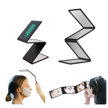 Tri-Fold 4-Sided Folding Mirror - Portable Beauty Mirror