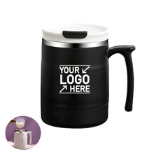Portable Stainless Steel Mug With Spoon
