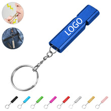 Aluminum Safety Whistle Keychain