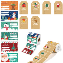 250pcs Christmas Gift Tags (2.95 x 1.6 Inch)