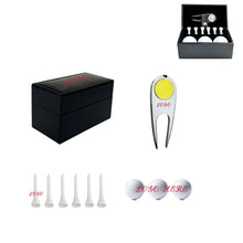 Golf Gift Set In Leather Box