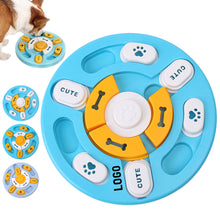 Round Interactive Dog Puzzle Toy
