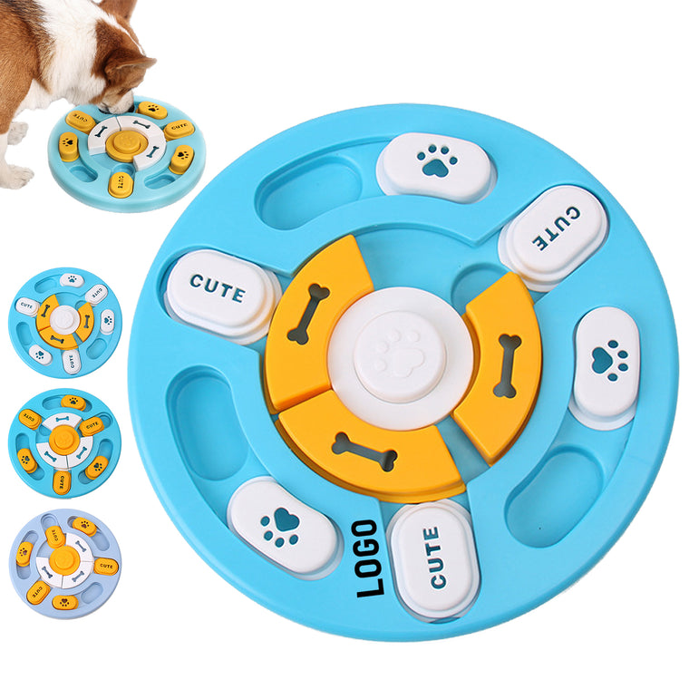Round Interactive Dog Puzzle Toy