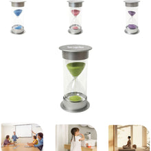1/3/5 Minute Silver Lid Shatterproof Hourglass