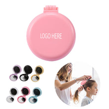 Folding Travel Mirror Hair Brushes