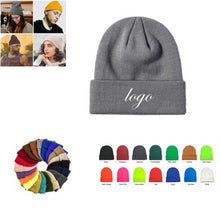 100% Acrylic Cuffed Knitted Beanie