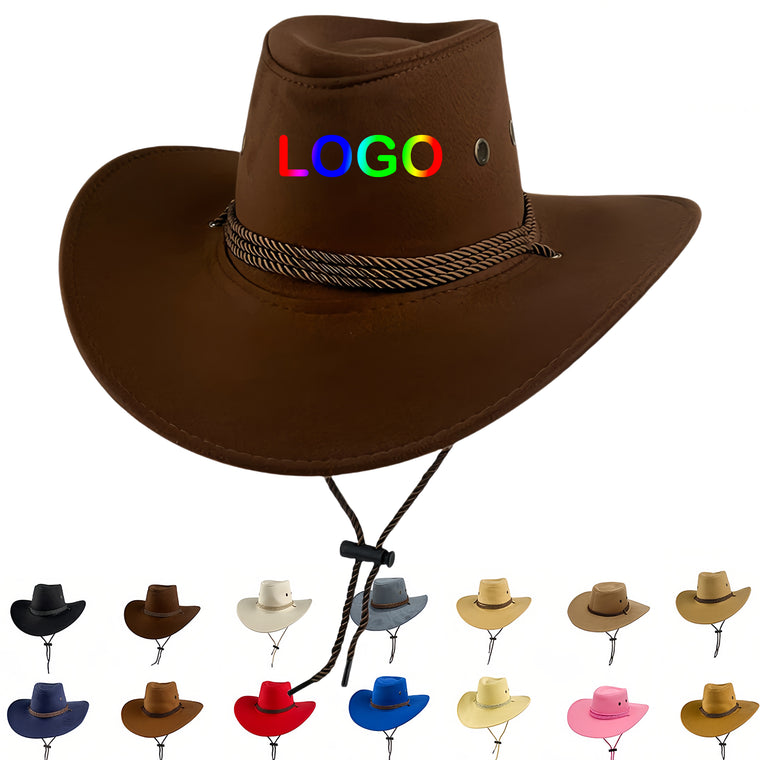 Western Suede Cowboy Hat