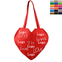 Heart-Shaped Canvas Bag