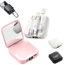 5000mAh Portable Mini Power Pack With Cosmetic Mirror