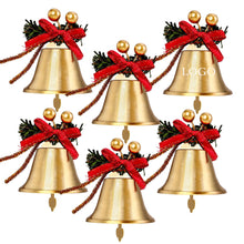 Christmas Metal Gold Jingle Bells