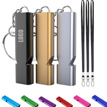 Emergency Double Tube Whistle Keychain