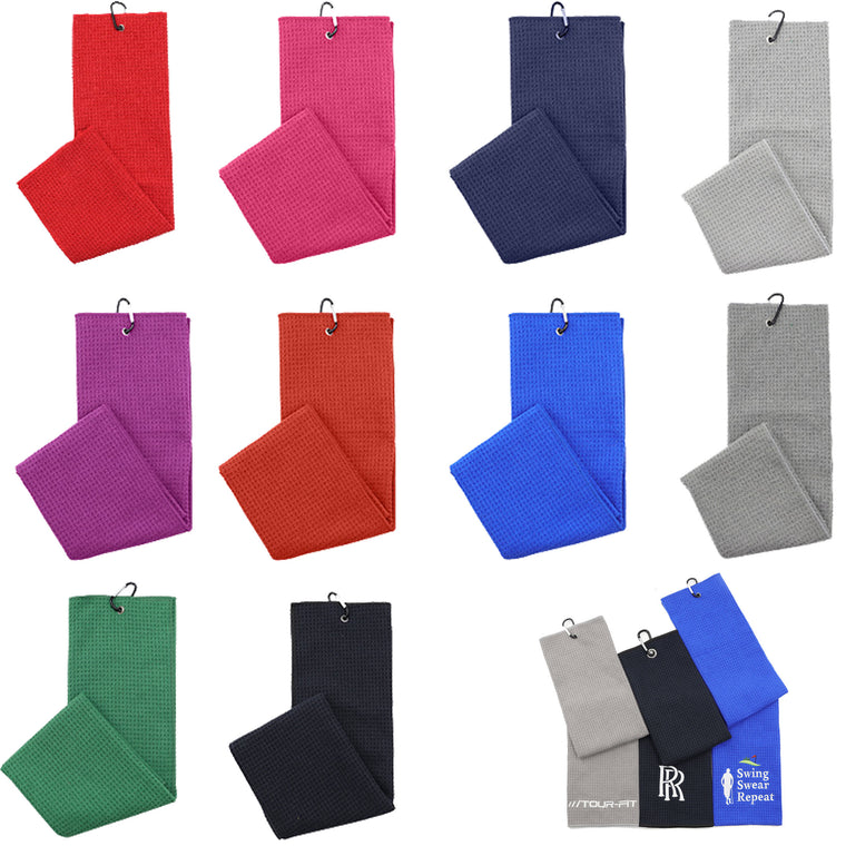 Waffle Professional Golf Towel