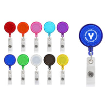 Round Retractable Badge Reel