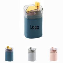 Creative Press-to-Dispense Toothpick Holder – Wheat Plastic