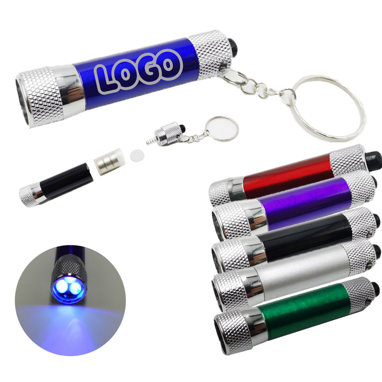 Mini 3 LED Aluminum UV Flashlight