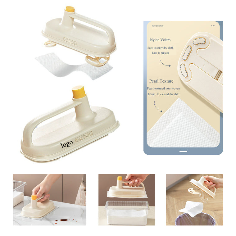 Replaceable Disposable Wipes Stain Removal Magic Brush