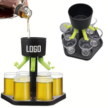Hexagonal Fair Shot Wine Dispenser Set