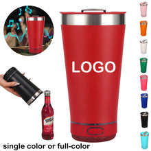 16oz Stainless Steel Beer Cup with Bluetooth Speaker