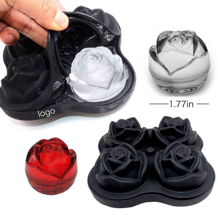 3D Rose Flower Ice Cube Mold