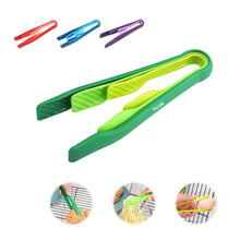 Space-Saving 3-Piece Plastic Food Tongs