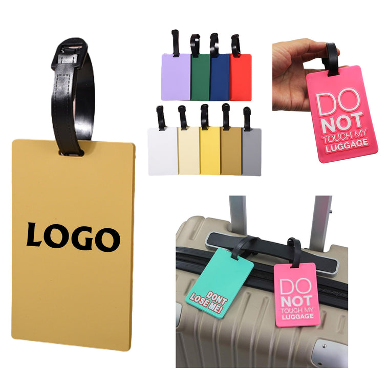 PVC Waterproof 3d Luggage Tag With Writable Lettering