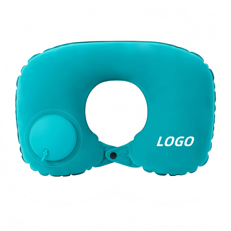 Inflatable U Shaped Pillow Travel Airplane Neck Pillow