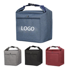 Portable Durable Roll-top Insulated Lunch Tote Bag Bento Bag