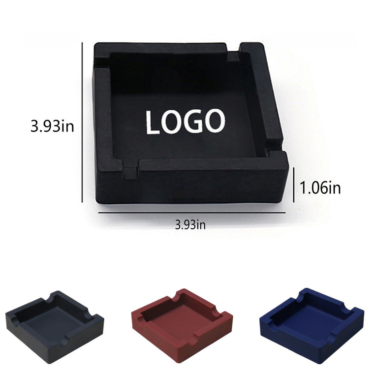 Square Silicone Ashtray