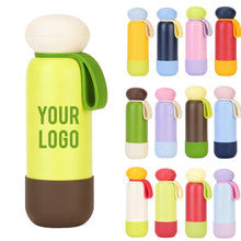 Portable Handheld Color-Block Thermos Cup