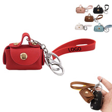 Mini PU Leather Handbag Keychain