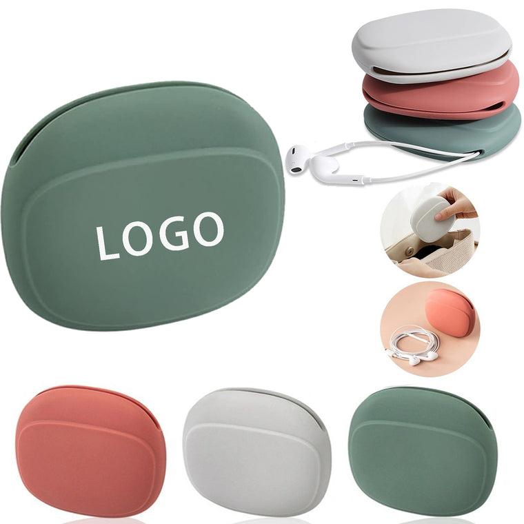 Mini Earphone Silicone Case Storage Box