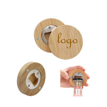 Refrigerator Magnet Bamboo Bottle Opener