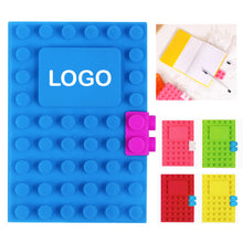 A6 Silicone Soft-Cover Building Blocks Notebook